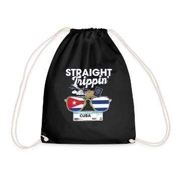 Straight Trippin' Cuba Vacation Tour Travel Trip - Sac de sport léger - noir - Devant