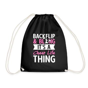 Backflip et Bling It’s A Cheer Life Thing - Sac de sport léger - noir - Devant