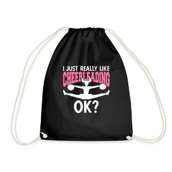 J’aime vraiment le cheerleading ok - Sac de sport léger - noir - Devant