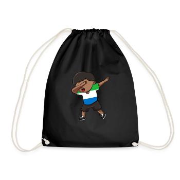 Sierra Leone - Drawstring Bag - black - Front