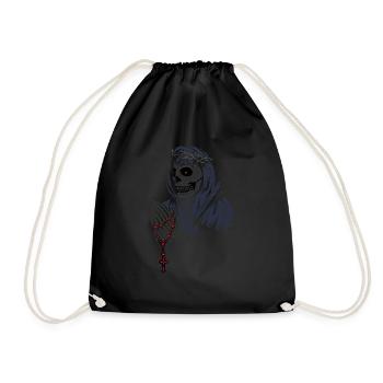 Dia De Los Muertos Day Of Dead Halloween Muerte - Drawstring Bag - black - Front