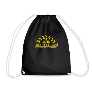 Over The Hill Club Offizielles Mitglied Ruhestand Niedlich - Turnbeutel - Schwarz - Vorne