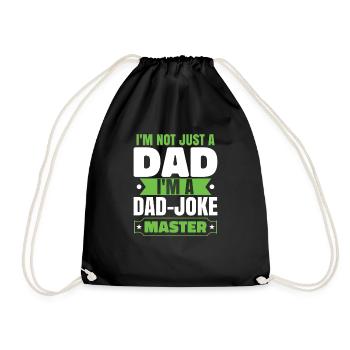 Papa Maître Blague - Sac de sport léger - noir - Devant