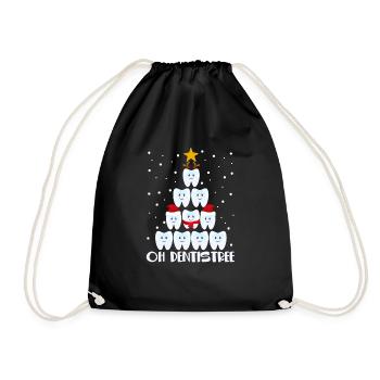 Oh Dentistree Christmas Dentist Tree Drôle - Sac de sport léger - noir - Devant