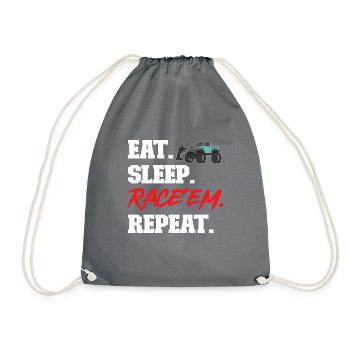 RC Car Remote Control Car - Drawstring Bag - grey - Front