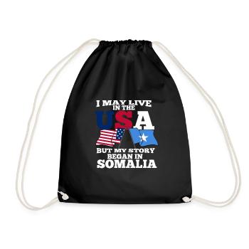 Somalia - Turnbeutel - Schwarz - Vorne