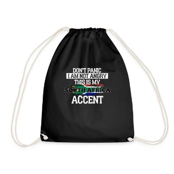 Afrique du Sud - Sac de sport léger - noir - Devant