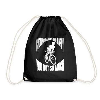 Cyclistes cyclistes Cyclistes cyclistes - Sac de sport léger - noir - Devant