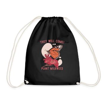 Monarque Papillon Asclépiade - Sac de sport léger - noir - Devant