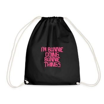 Je suis Bonnie en train de faire des choses à Bonnie - Sac de sport léger - noir - Devant