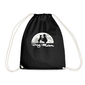 Chien Bulldog Dog Propriétaire Gechenkidee - Sac de sport léger - noir - Devant