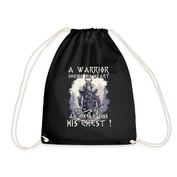 Ragnar Legendär Wikinger Geschenk Krieger - Turnbeutel - Schwarz - Vorne