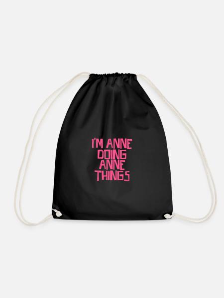 I'm Anne doing Anne things - Turnbeutel - Schwarz