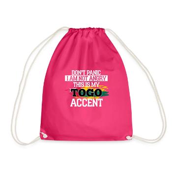 Togo - Drawstring Bag - fuchsia - Front