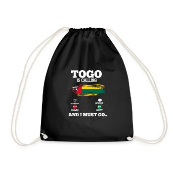Togo - Sac de sport léger - noir - Devant