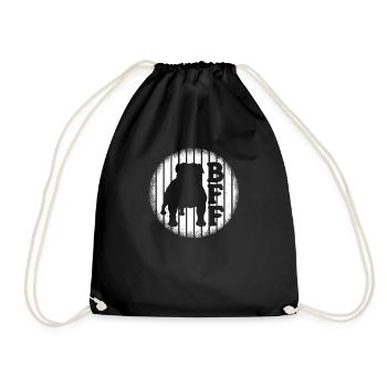 Dog Bulldog Dog Owner Gechenkidee - Drawstring Bag - black - Front