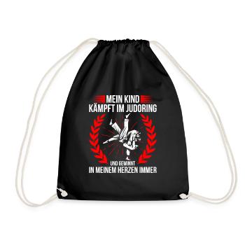 Judo Für Judoka Judo Kämpfer Judo Trainer Judo - Turnbeutel - Schwarz - Vorne