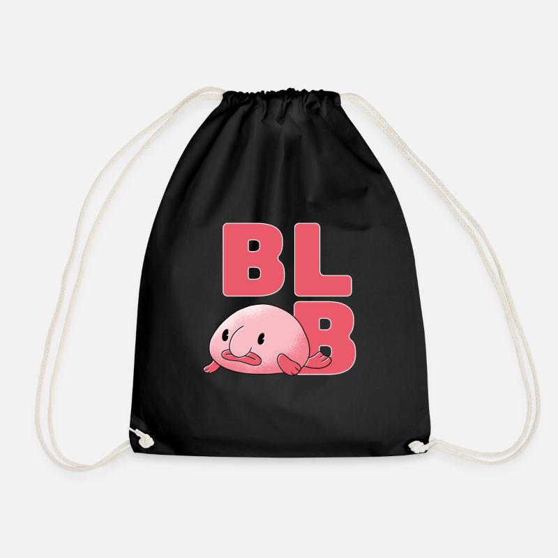 Blobfisch - Turnbeutel - Schwarz
