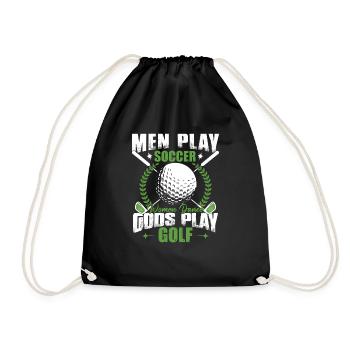 Les dieux jouent au golf - Sac de sport léger - noir - Devant