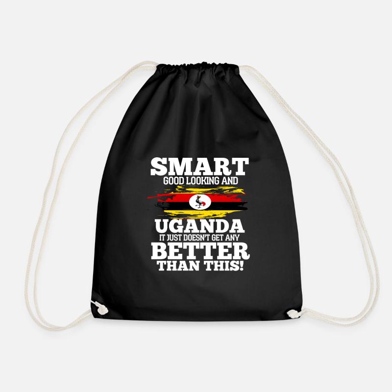 Uganda - Turnbeutel - Schwarz