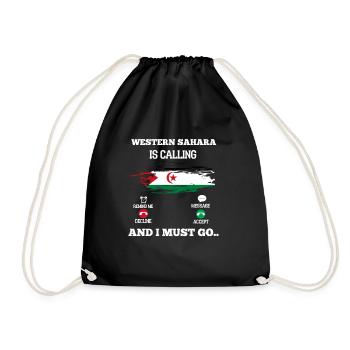 Sahara occidental - Sac de sport léger - noir - Devant