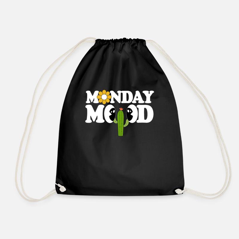 Monday Mood - Turnbeutel - Schwarz