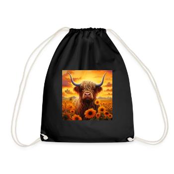 T-shirts graphiques écossais, tasses, casquette autocollante - Sac de sport léger - noir - Devant