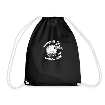 Its Weevil Time Weevil Ghost Ghost - Drawstring Bag - black - Front