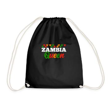 Sambia - Turnbeutel - Schwarz - Vorne