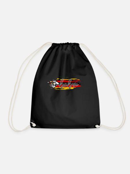 Zimbabwe - Drawstring Bag - black