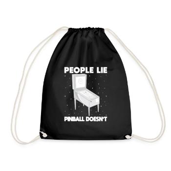 Les gens mentent Le flipper n’a pas l’idée de flipper GIft - Sac de sport léger - noir - Devant