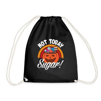 Pas aujourd’hui Sucre - Sac de sport léger - noir - Devant