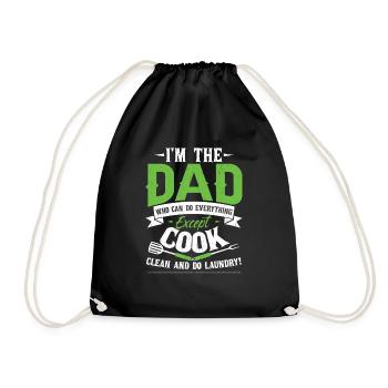 I'm The Dad Who Can Do Everything - Drawstring Bag - black - Front