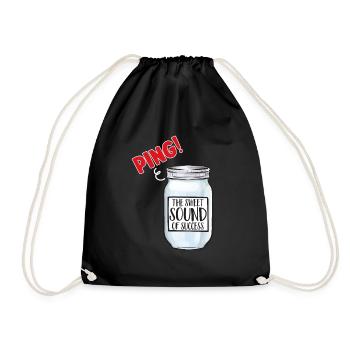 Mise en conserve, mise en conserve, mise en conserve, conservation des aliments - Sac de sport léger - noir - Devant