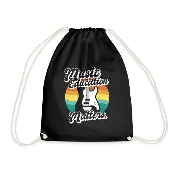 Music Teacher Music Education Matters Musician - Turnbeutel - Schwarz - Vorne