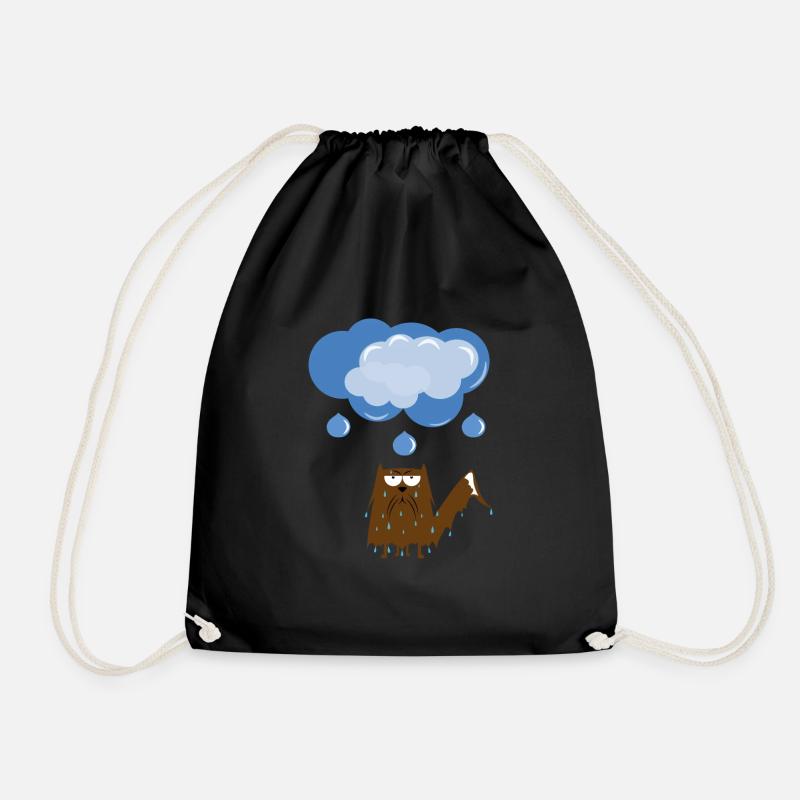 RAINING CATS AND DOGS - Turnbeutel - Schwarz