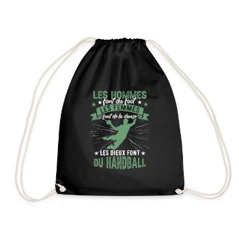 Les Dieux Font Du Handball - Sac de sport léger - noir - Devant