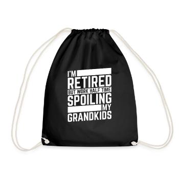Pension de pensionné - Sac de sport léger - noir - Devant