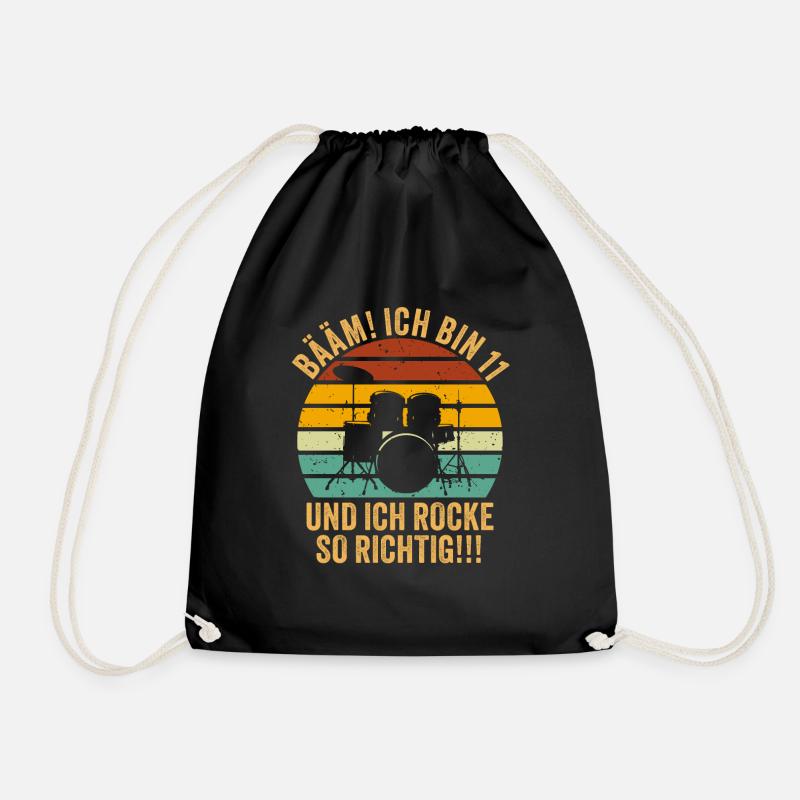 11 Jahre Junge Geschenk 11. Geburtstag Elf Elfter - Turnbeutel - Schwarz