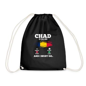 Tchad - Sac de sport léger - noir - Devant