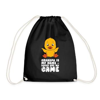 Drôles de canards Canard mignon - Sac de sport léger - noir - Devant