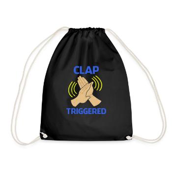 Clap Trigger Gag Comedian Funny Prank Joke Pun Pun - Sac de sport léger - noir - Devant