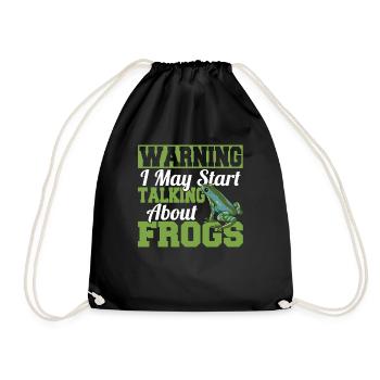 Herpétologiste amphibien crapaud Je peux commencer à parler d’un - Sac de sport léger - noir - Devant