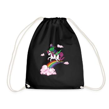 Dinosaure Pirate Cool Licorne Paresseuse Creepy Halloween - Sac de sport léger - noir - Devant