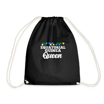Equatorial Guinea - Drawstring Bag - black - Front