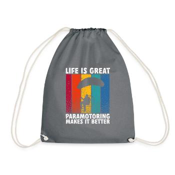Paramoteur Parapente motorisé - Sac de sport léger - gris - Devant