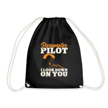 Paramoteur Parapente motorisé - Sac de sport léger - noir - Devant