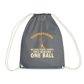 Paramoteur Parapente motorisé - Sac de sport léger - gris - Devant