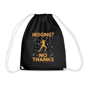 Bouldering Bouldering Climbing Boulderer Bouldering - Drawstring Bag - black - Front