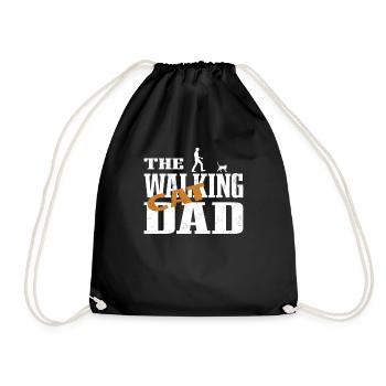 Cat Friend, Cat Accessories Gift - Drawstring Bag - black - Front